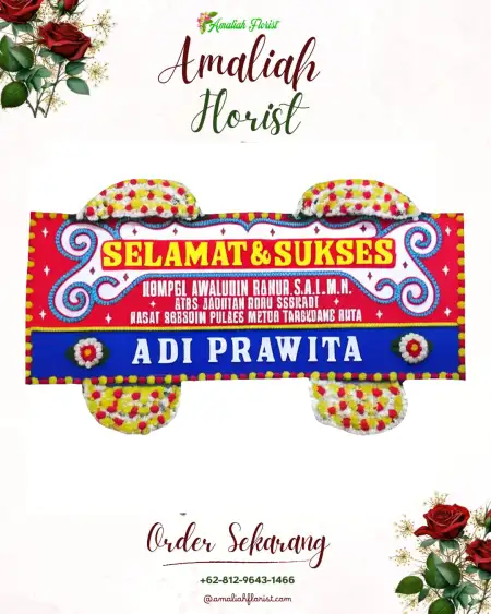 Papan Bunga Ucapan Selamat Satak