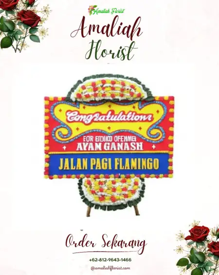 Sewa Papan Bunga Satak